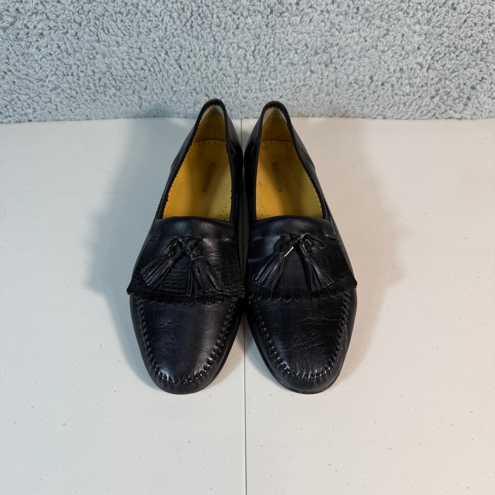 Magnanni Loafers Shoes Men's 9.5 M Vigo Kiltie Spain Leather Tassel Dress